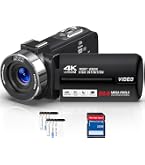 Amazon | ビデオカメラ 4K録画 8000万画素 YouTubeカメラ 3.0インチIPS
